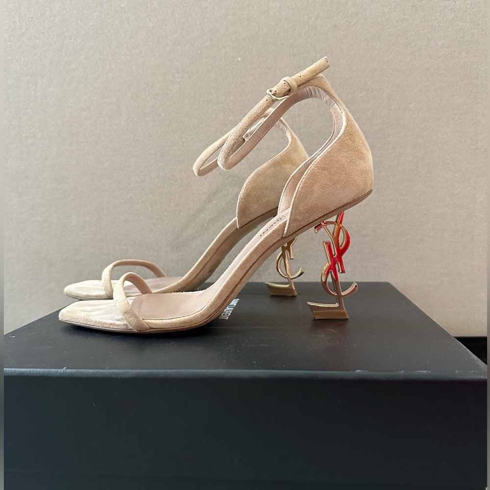 YSL saint Laurent MISIA size 37.5 pale gold